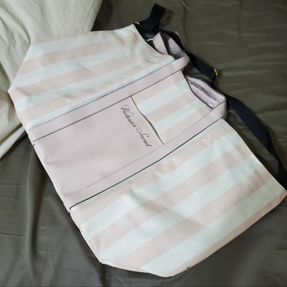 Victoria's Secret Canvas Tote Beach Bag